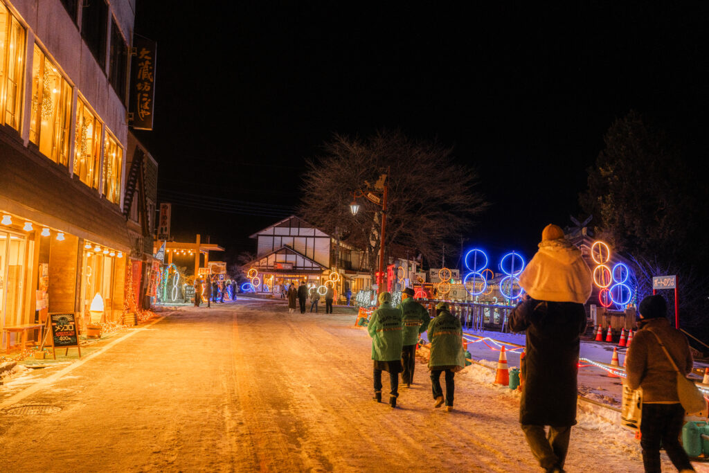 榛名湖 イルミネーション